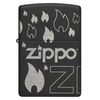 Зажигалка бензиновая ZIPPO Zippo Zippo Design (48908) Зажигалка бензиновая ZIPPO Zippo Zippo Design (48908)