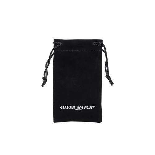 Бензинові запальнички Запальничка газова тонка турбонадув Silver Match Berlin Чорна (40674363BL)