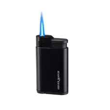 Запальничка газова турбо Silver Match Stockholm Jetflame Чорна (40674361BL)