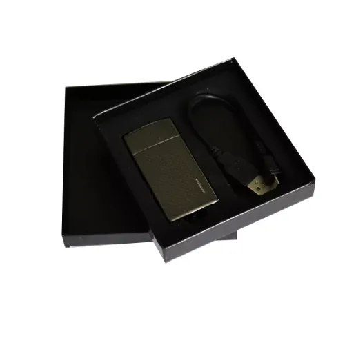 Бензинові запальнички Запальничка Silver Match EDGWARE USB LIGHTER DL-6 зі спіраллю Бронзовий (40674174SILVER)
