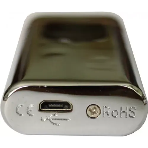 Бензинові запальнички Запальничка Silver Match SM ICON ALLSAINT TOUCH DBLARC IGNIT Сріблястий (40674270SL)