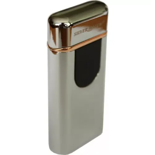 Бензинові запальнички Запальничка Silver Match SM ICON ALLSAINT TOUCH DBLARC IGNIT Сріблястий (40674270SL)