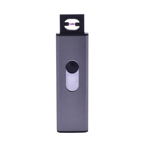 Електроімпульсна запальничка USB Champ Push Up Single Arc Igniter Сірий (40400329)