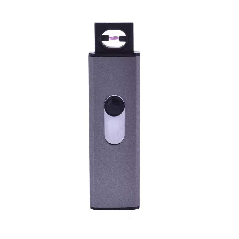 Електроімпульсна запальничка USB Champ Push Up Single Arc Igniter Сірий (40400329)