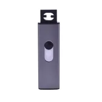 Электроимпульсная зажигалка USB Champ Push Up Single Arc Igniter Серый (40400329)