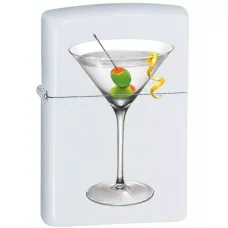 Зажигалка бензиновая Zippo Martini White Matte (28271)