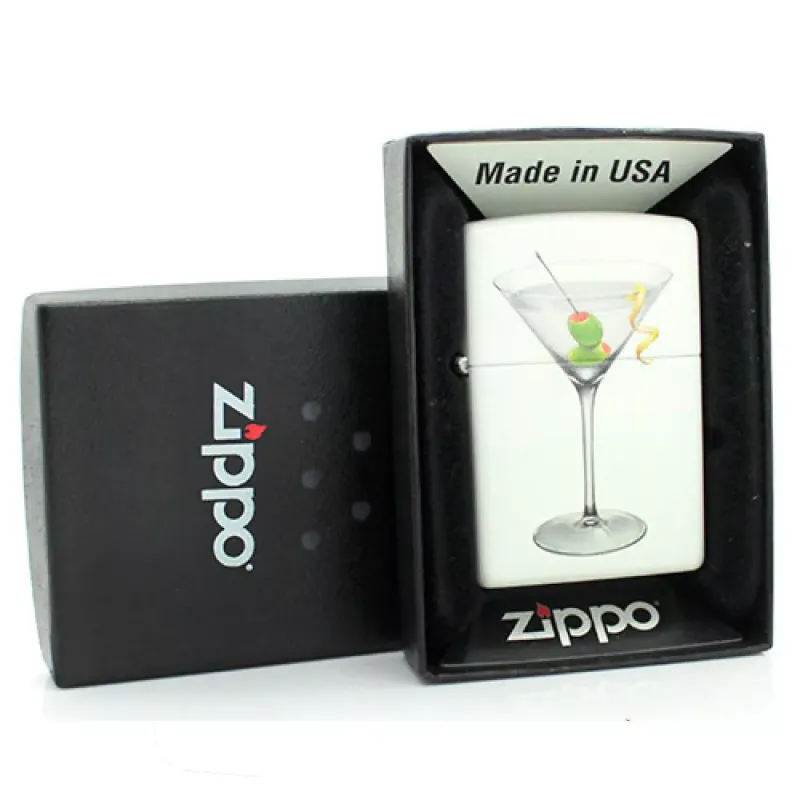 Запальничка бензинова Zippo Martini White Matte (28271)
