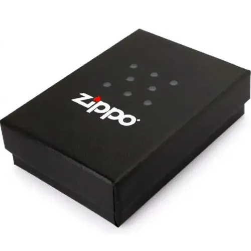 Зажигалка бензиновая Zippo Regular Tumbled Brass, золотистая (49477)