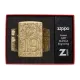 Запальничка армована бензинова ZIPPO Armor® Tumbled Brass 1932 Filigree Design, золотиста (46776)