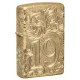 Запальничка армована бензинова ZIPPO Armor® Tumbled Brass 1932 Filigree Design, золотиста (46776)