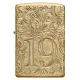 Запальничка армована бензинова ZIPPO Armor® Tumbled Brass 1932 Filigree Design, золотиста (46776)