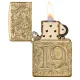 Запальничка армована бензинова ZIPPO Armor® Tumbled Brass 1932 Filigree Design, золотиста (46776)