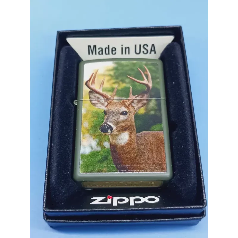 Запальничка бензинова "ZIPPO" Deer Green Matte (28471)