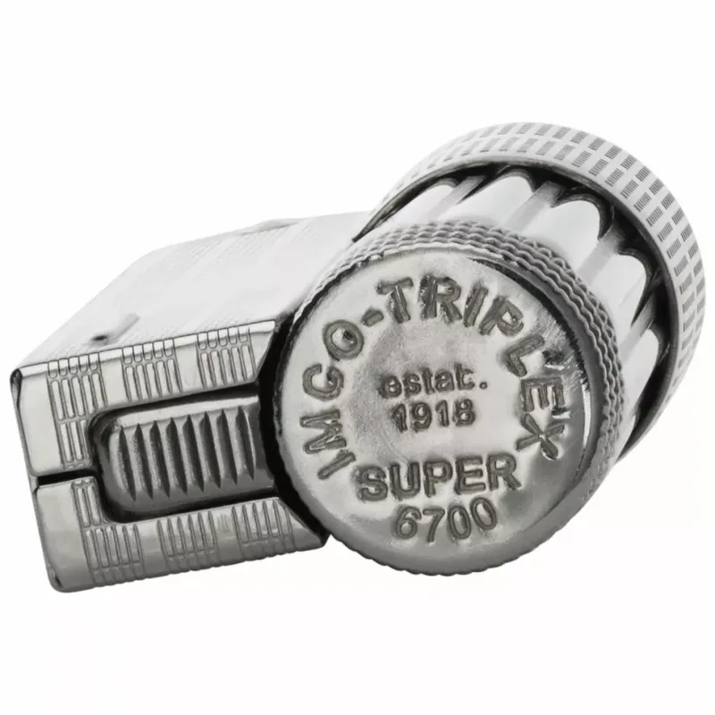 Зажигалка бензиновая IMCO Triplex Super 6700 Oil chrome nickel E/T серебристый хром (IM1800020)