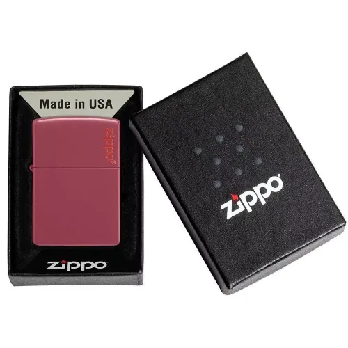 Зажигалка бензиновая Zippo Red Brick Zippo Logo (49844 ZL)
