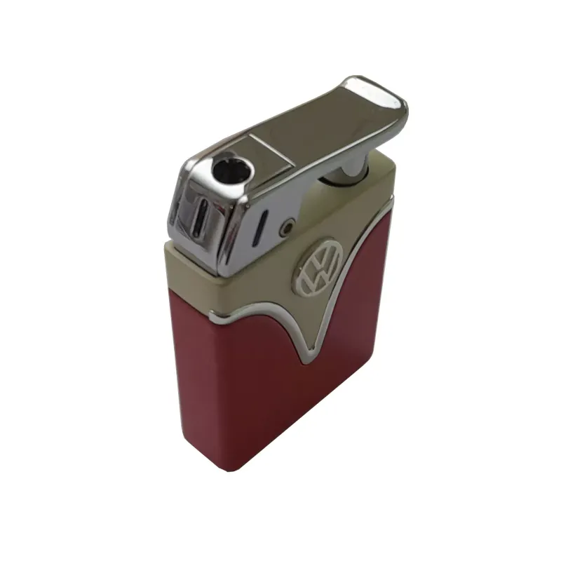 Запальничка газова п'єзо Licences VW Metal Lighter Tank Жовто-червона (40610129YERED)