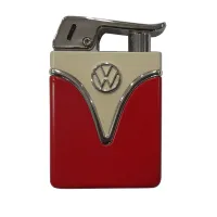 Зажигалка газовая пьезо Licences VW Metal Lighter Tank Желто-красная (40610129YERED)