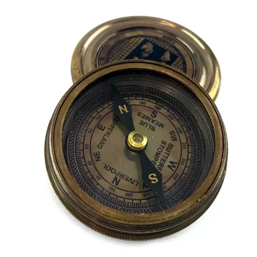 Компас бронзовый "Beatles" Brass Beatles Compass d-6,h-2 см (DN26575A)
