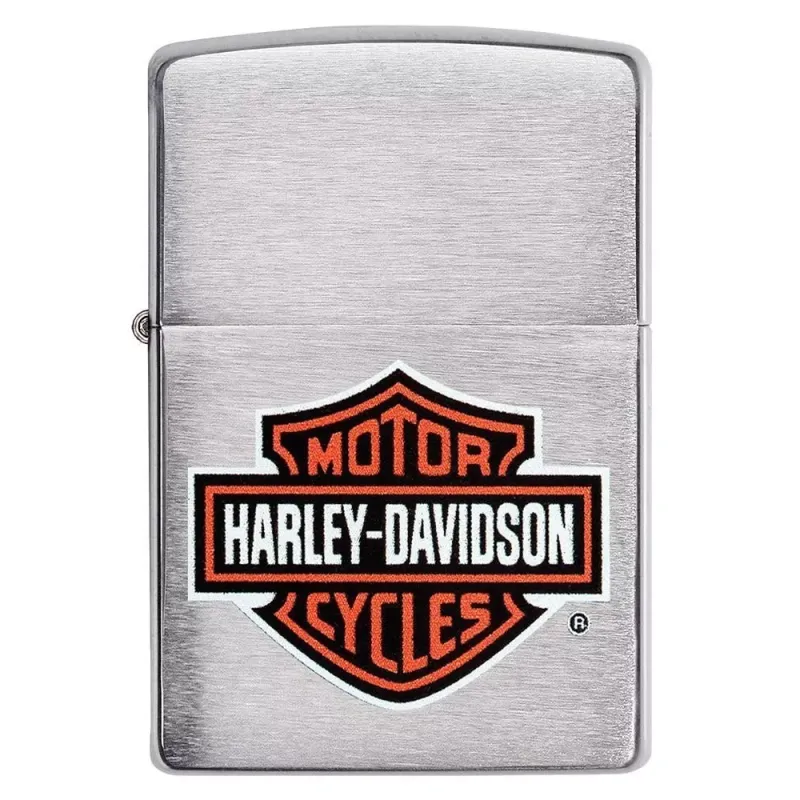 Зажигалка бензиновая Zippo Classic brushed chrome Harley-Davidson (200HDH252)