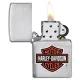 Зажигалка бензиновая Zippo Classic brushed chrome Harley-Davidson (200HDH252)