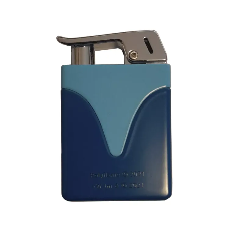 Запальничка газова п'єзо Licences VW Metal Lighter Tank Синьо-блакитна (40610129BLU)