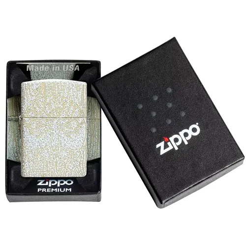Зажигалка бензиновая ZippoTree of Life Woodgrain (46697)