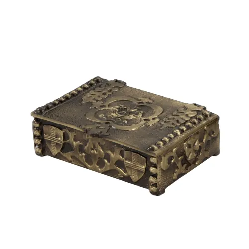 Ящики, комодики, шкафчики Бронзова шкатулка Геральдика Virtus Weapons 14 x 9 х 5 см (1353vi)