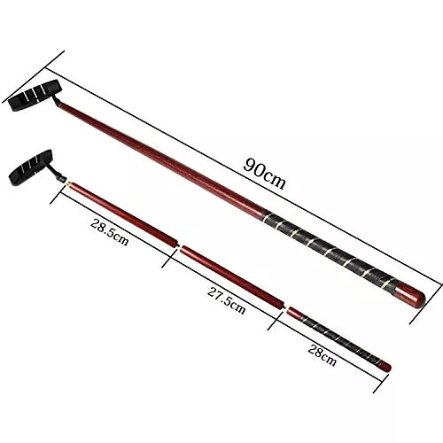 Офісний гольф Дерев'яна клюшка (паттер) для гри в офісний міні-гольф 90 см "Z.F.Golf" з трьох частин, дерево, метал (A-2308)