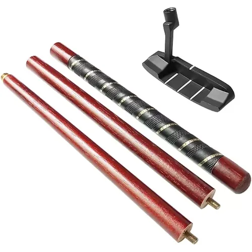 Офісний гольф Дерев'яна клюшка (паттер) для гри в офісний міні-гольф 90 см "Z.F.Golf" з трьох частин, дерево, метал (A-2308)