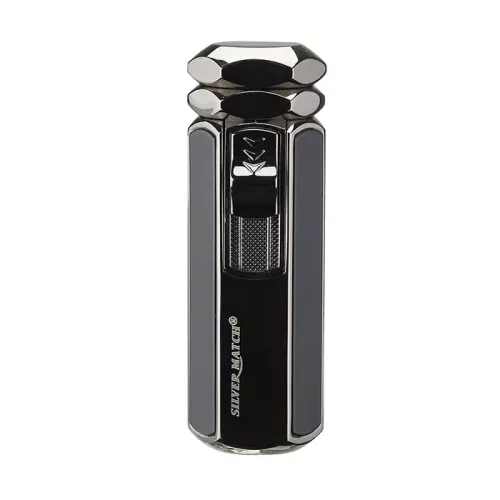 Газові запальнички Газова запальничка 4 турбо Silver Match ROME метал, темний лід (40674357DRI)
