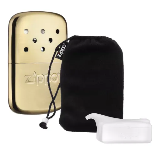 Туристичні грілки Каталітична бензинова грілка для рук на 12 год Zippo HAND WARMER старовинне золото (2007109)