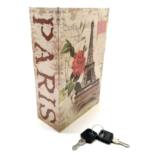 Книги-сейфы Книга-сейф "Paris" (18х11,5х5,5 см) металл, пластик, разноцветный (DN32006)