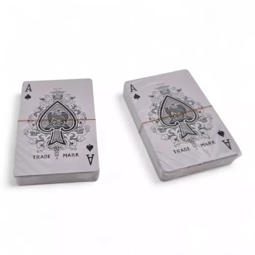 Игральные карты Набор карты игральные 2 колоды 54 шт. ROYAL ZRG, пластиковый кейс,красная,черная рубашка (DN36502)