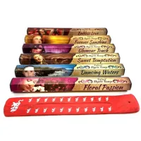 Набір пахощів Tulasi Магія Любові 6 видів ароматів з дерев'яною підставкою (DN34590)