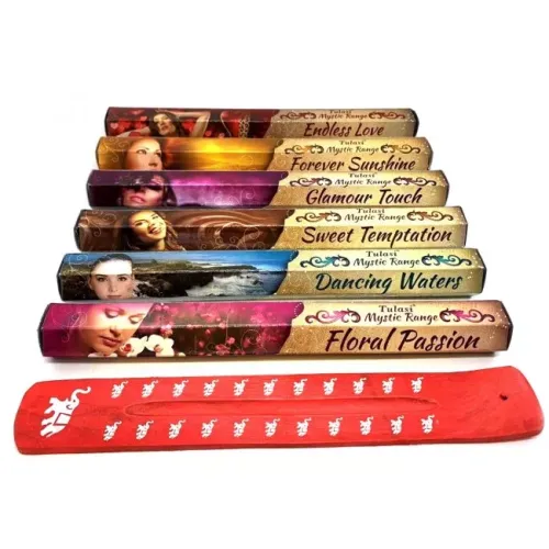Наборы ароматов Набор благовоний Tulasi Магия Любви 6 видов ароматов с деревянной подставкой (DN34590)