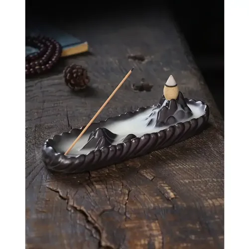 Наборы ароматов Подставка под благовония "Вершина" (19х6, 1х3, 5 см), под палочки и конус (DN34963)