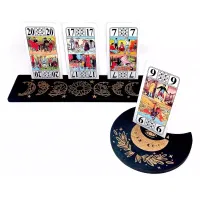 Подставки под карты Таро цветы DUKE Черная (DN34599)