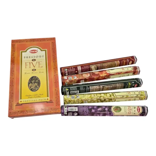 Набори пахощів Подарунковий набір пахощів HEM Precious Five, 5 ароматів, палочки HEXA по 20 шт (DN36543)