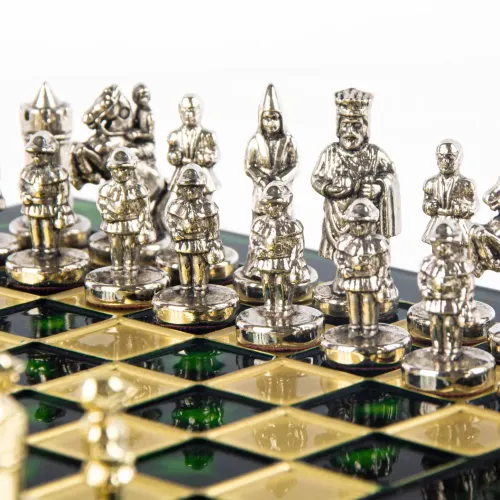 Шахи Шахи Manopoulos Візантійська імперія 20х20 см Зелений (S1GRE)