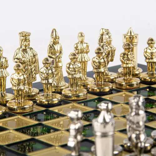 Шахи Шахи Manopoulos Візантійська імперія 20х20 см Зелений (S1GRE)