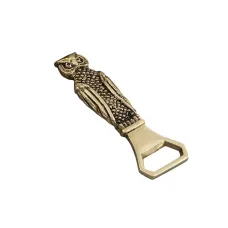 Відкривачка для пляшок VIRTUS OWL 11.5 см 150 гр Золотистий (1815)