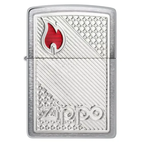 Бензинові запальнички Запальничка бензинова Zippo 200 Tiles Emblem (48126)