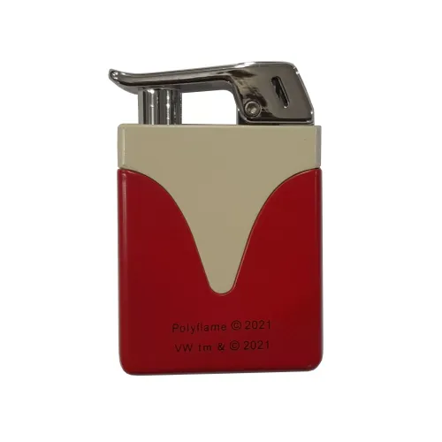 Бензинові запальнички Запальничка газова п'єзо Licences VW Metal Lighter Tank Жовто-червона (40610129YERED)
