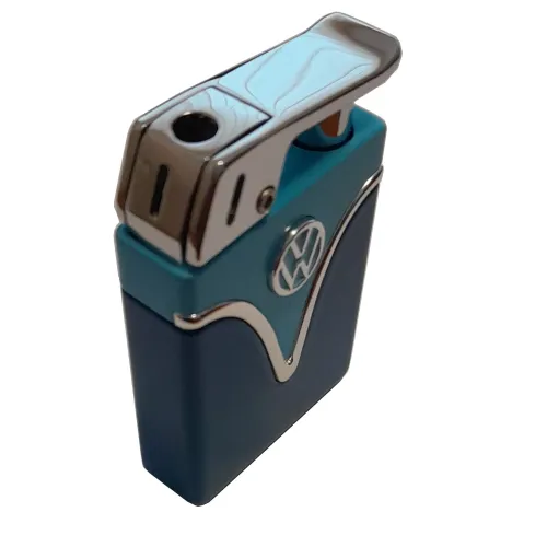 Бензинові запальнички Запальничка газова п'єзо Licences VW Metal Lighter Tank Синьо-блакитна (40610129BLU)