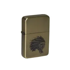 Зажигалка бензиновая STAR ROACH Золотистый (23594STAR)