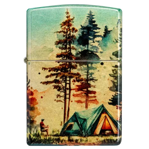 Бензиновые зажигалки Зажигалка бензиновая Zippo Camping Design (46263)