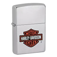 Запальничка бензинова Zippo Classic brushed chrome Harley-Davidson (200HDH252)