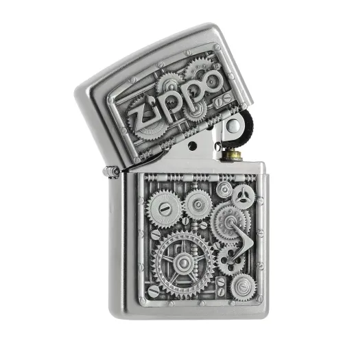 Бензиновые зажигалки Зажигалка бензиновая Zippo Gear Wheels (2004497)