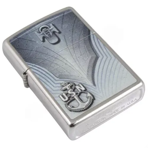Бензиновые зажигалки Зажигалка бензиновая ZIPPO United States Navy (28682)