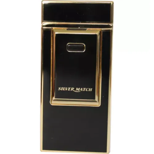 Бензинові запальнички Запальничка Silver Match Sm Electronic Arc Igniter чорна із золотом (40674175BLG)
